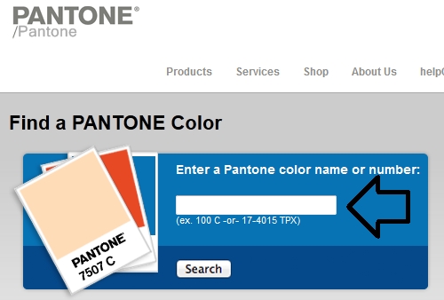 pantone color finder